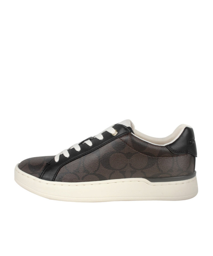 COACH LACE-UP FLAT LOW-CUT CASUAL SHOES