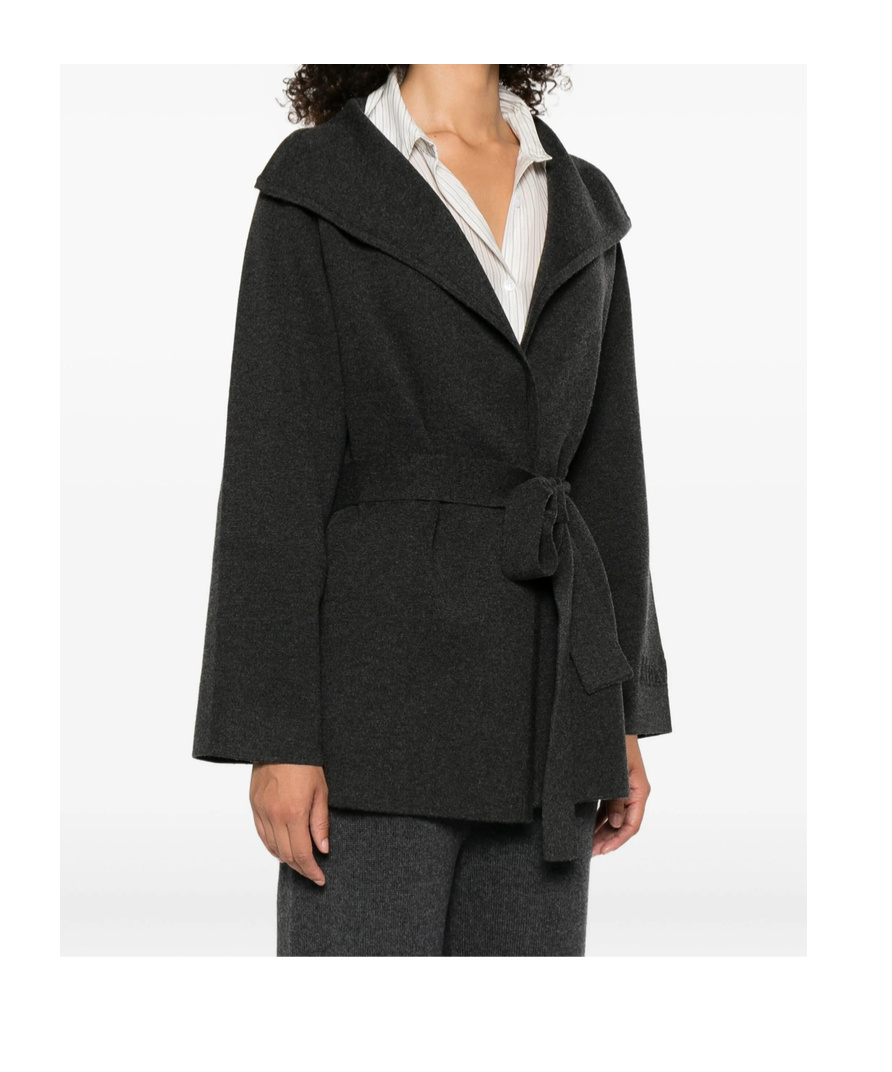 Max Mara Three Quarter Sleeve Jacket In Black