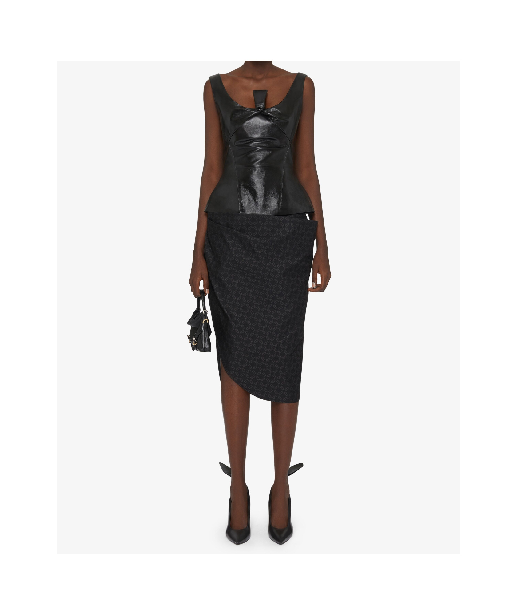 Givenchy Knot-detailed Top In Black