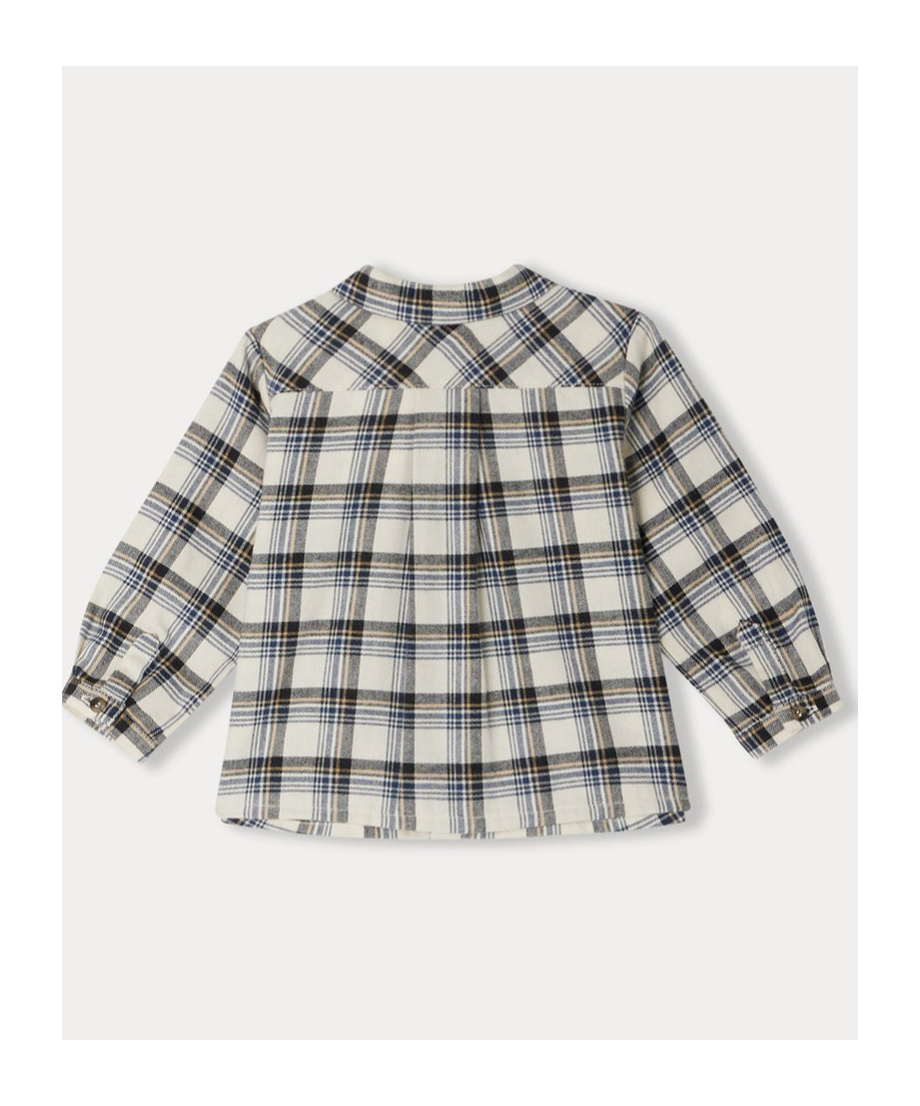 Bonpoint Gillo Shirt With Pointed Collar In Gray