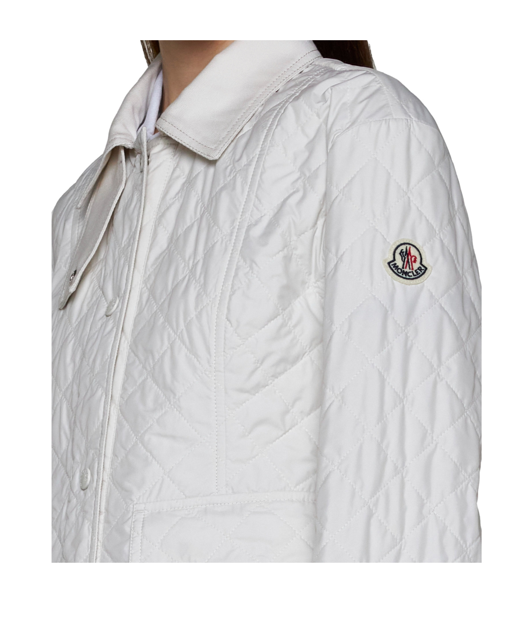 Moncler Jacket In White