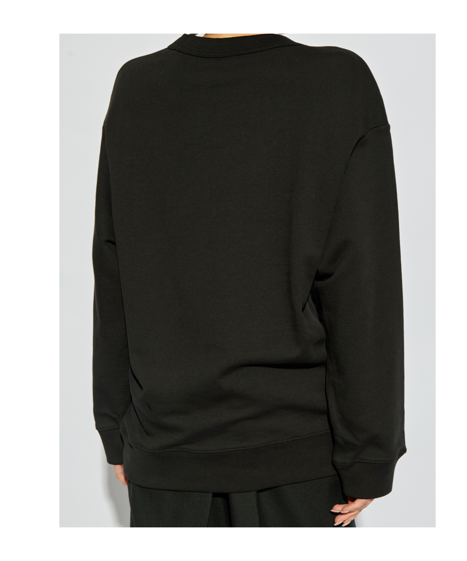 Shop Dries Van Noten Long-sleeved Sweater In Black