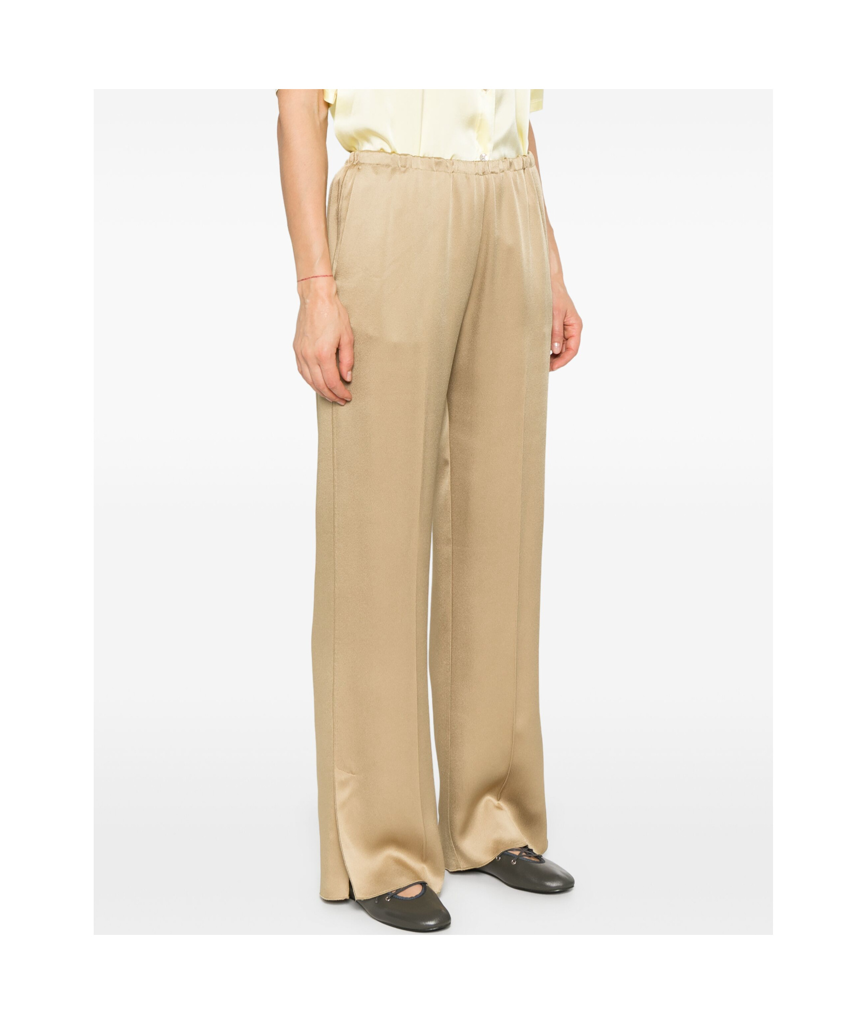 Forte Forte Women Straight Leg Trousers In Nude