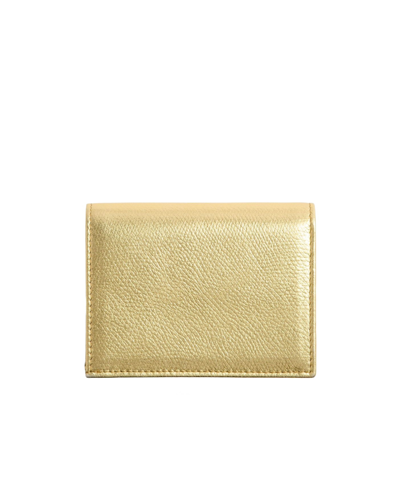 Valentino Logo Wallet In Bronze