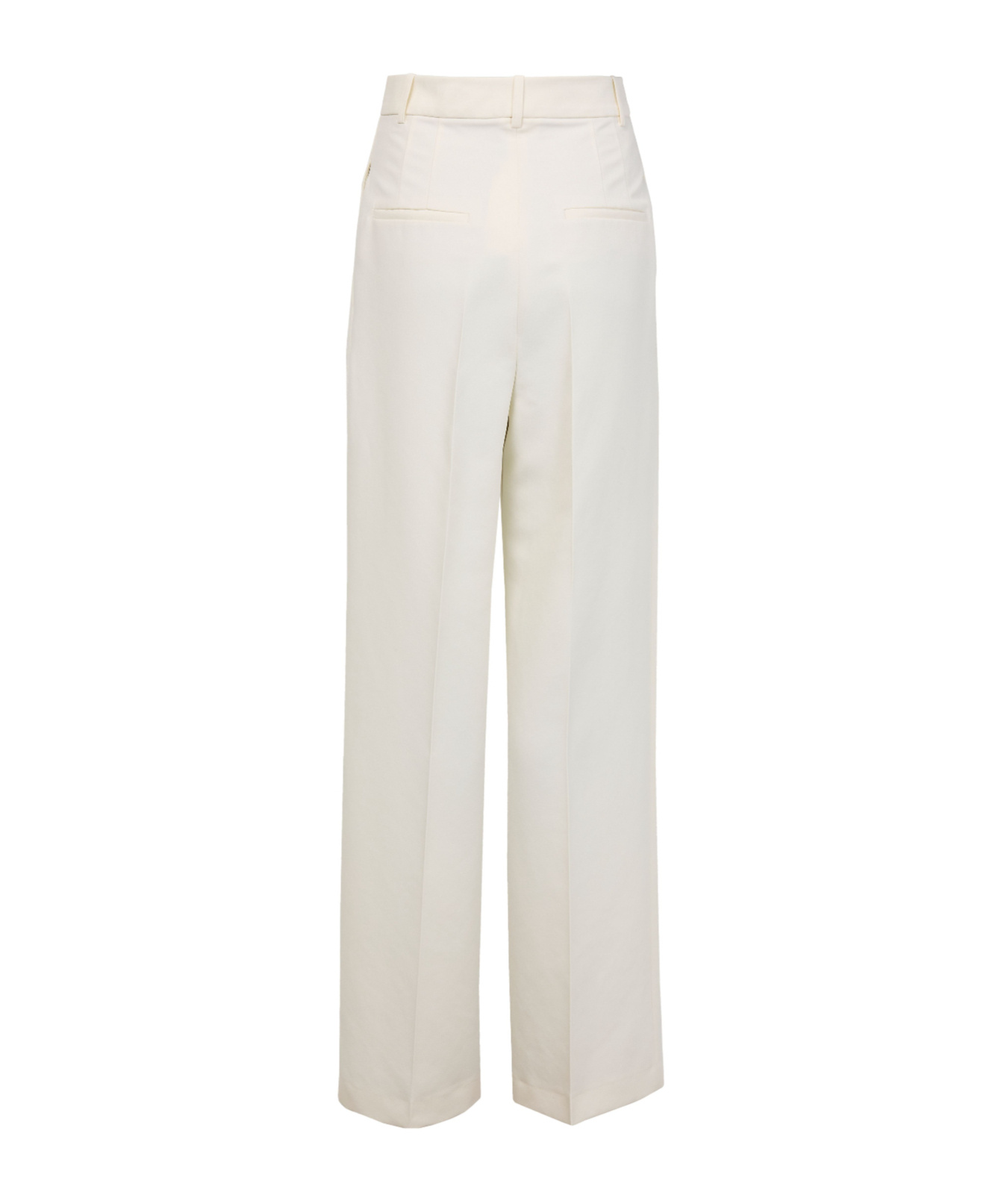 Rohe High-waisted Casual Pants In White