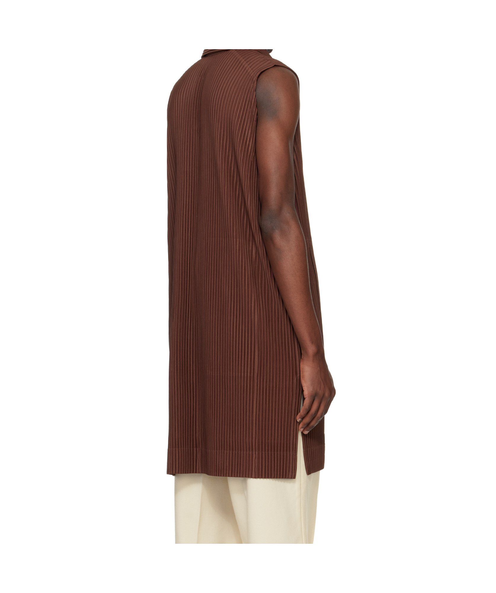 Issey Miyake Brown Monthly Color February Polo In Brown