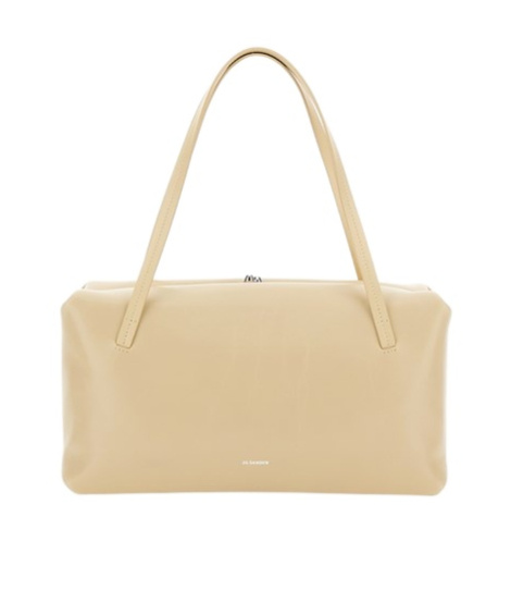 Jil Sander Double Handle Shoulder Bag In Nude