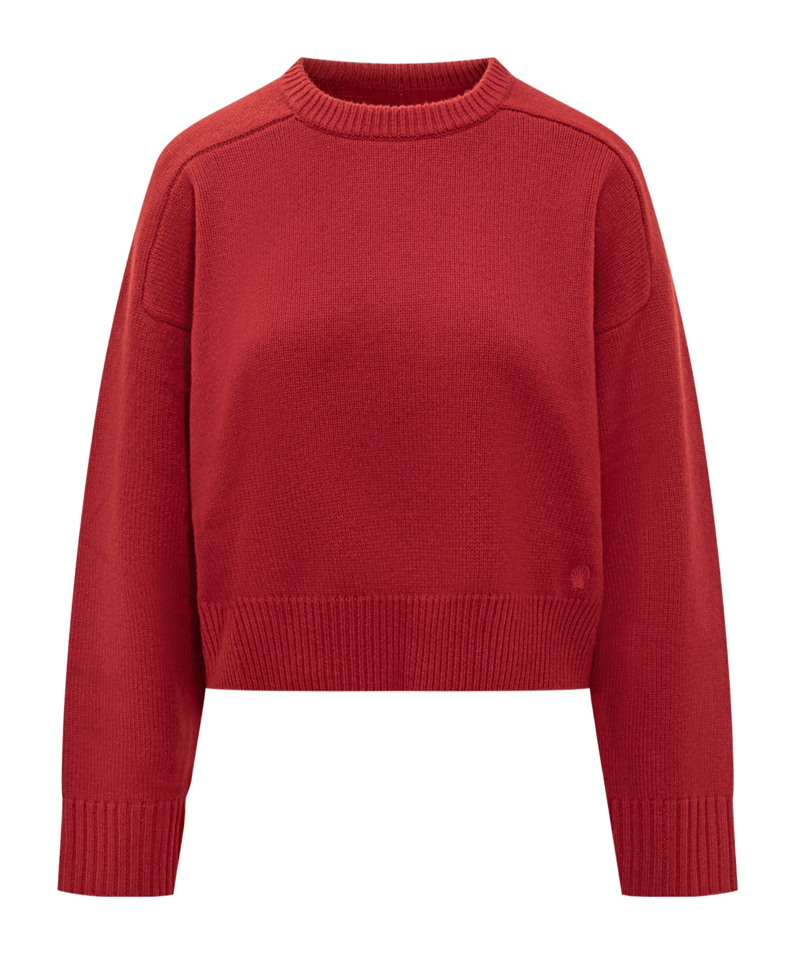 Loulou Studio Bruzzi Wool-cashmere Jumper In Red