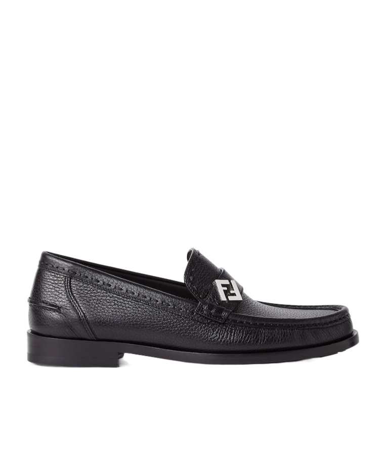 Fendi Black Selleria Loafers