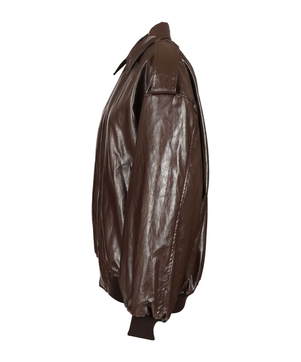 Federica Tosi Leather Jacket Jackets Brown In Brown