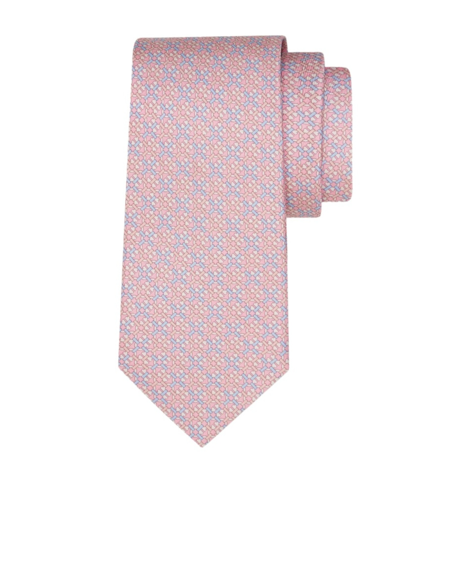 Ferragamo Geometric-pattern Silk Tie