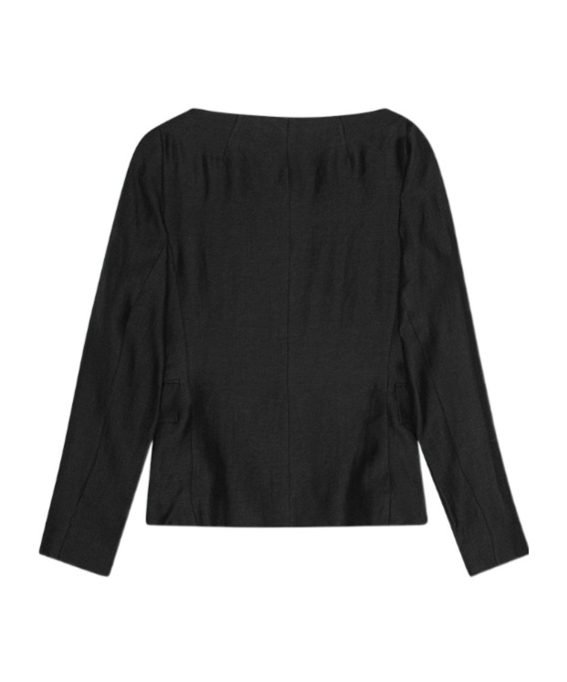 Remain Birger Christensen Remain By Birger Christensen Open Neck Fitted Woven Jacket