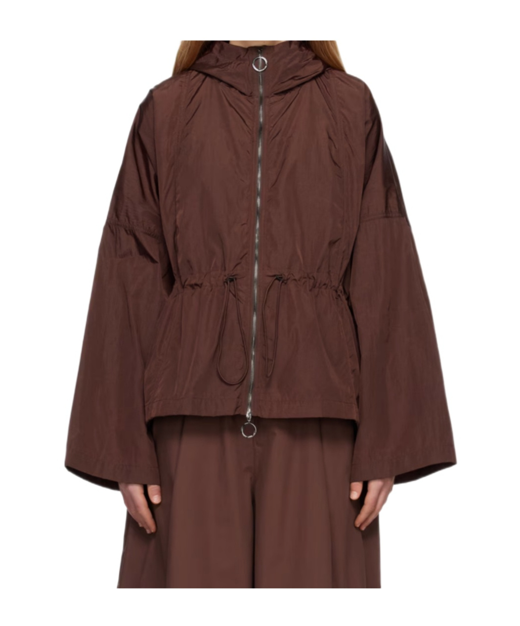 Studio Nicholson Burgundy Paz Jacket In Brown