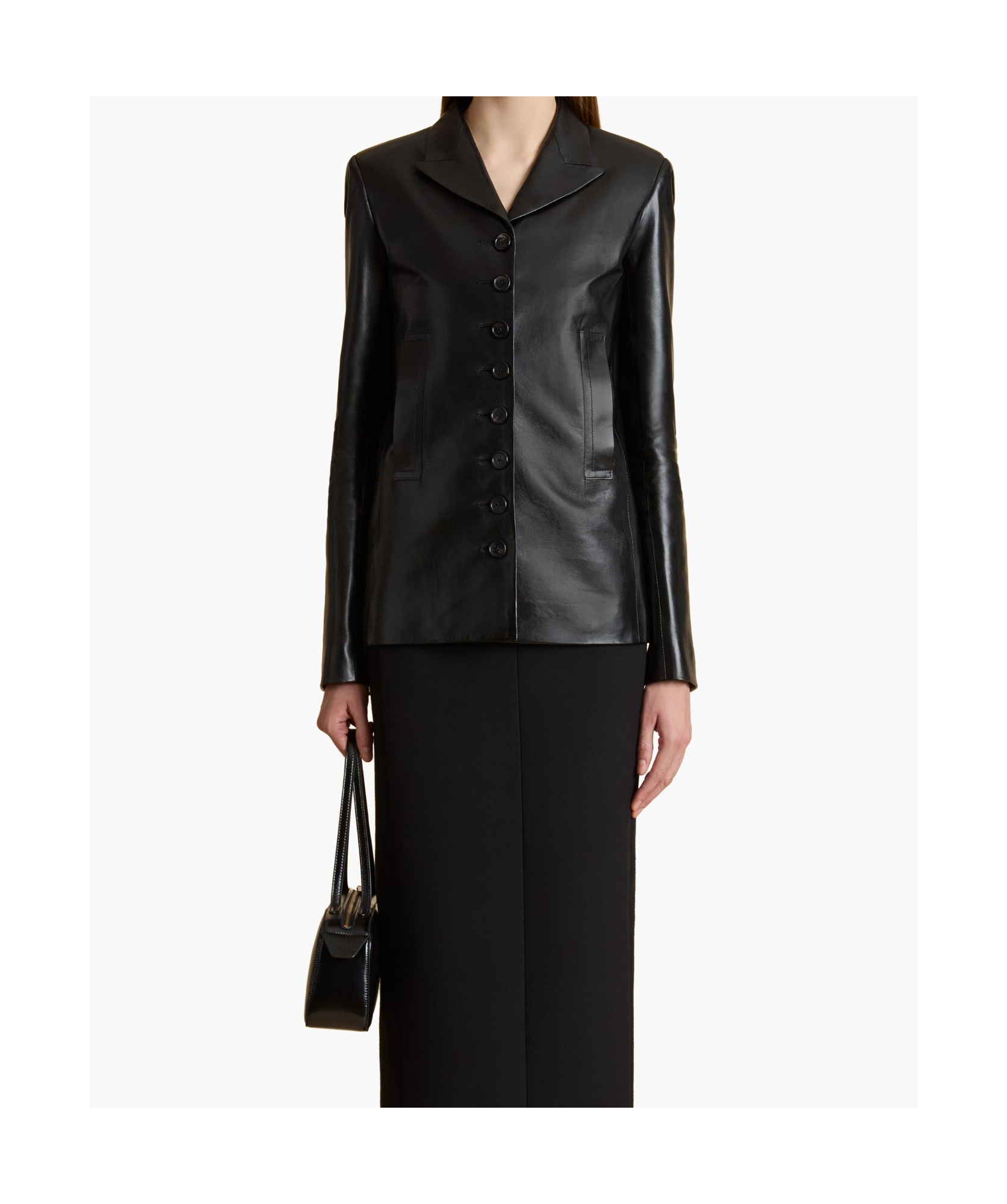 Shop Khaite Saraphina Blazer In Black
