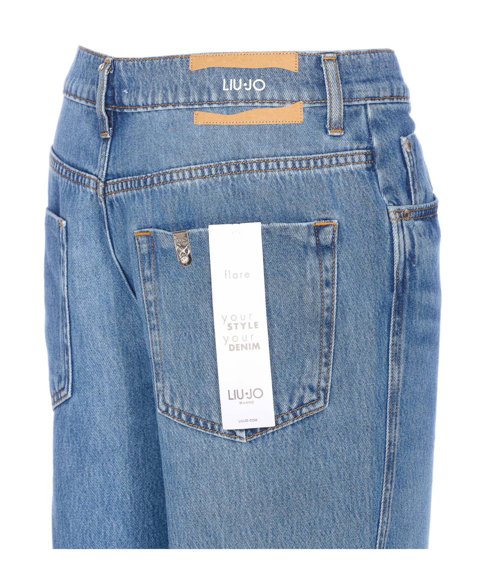 Liu •jo Whiskering-effect Jeans In Blue
