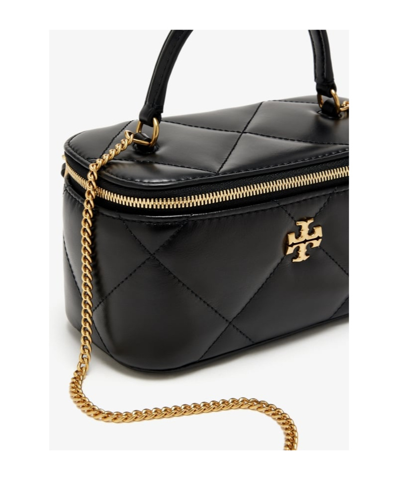 Tory Burch Top Handle Cosmetic Bag In Black