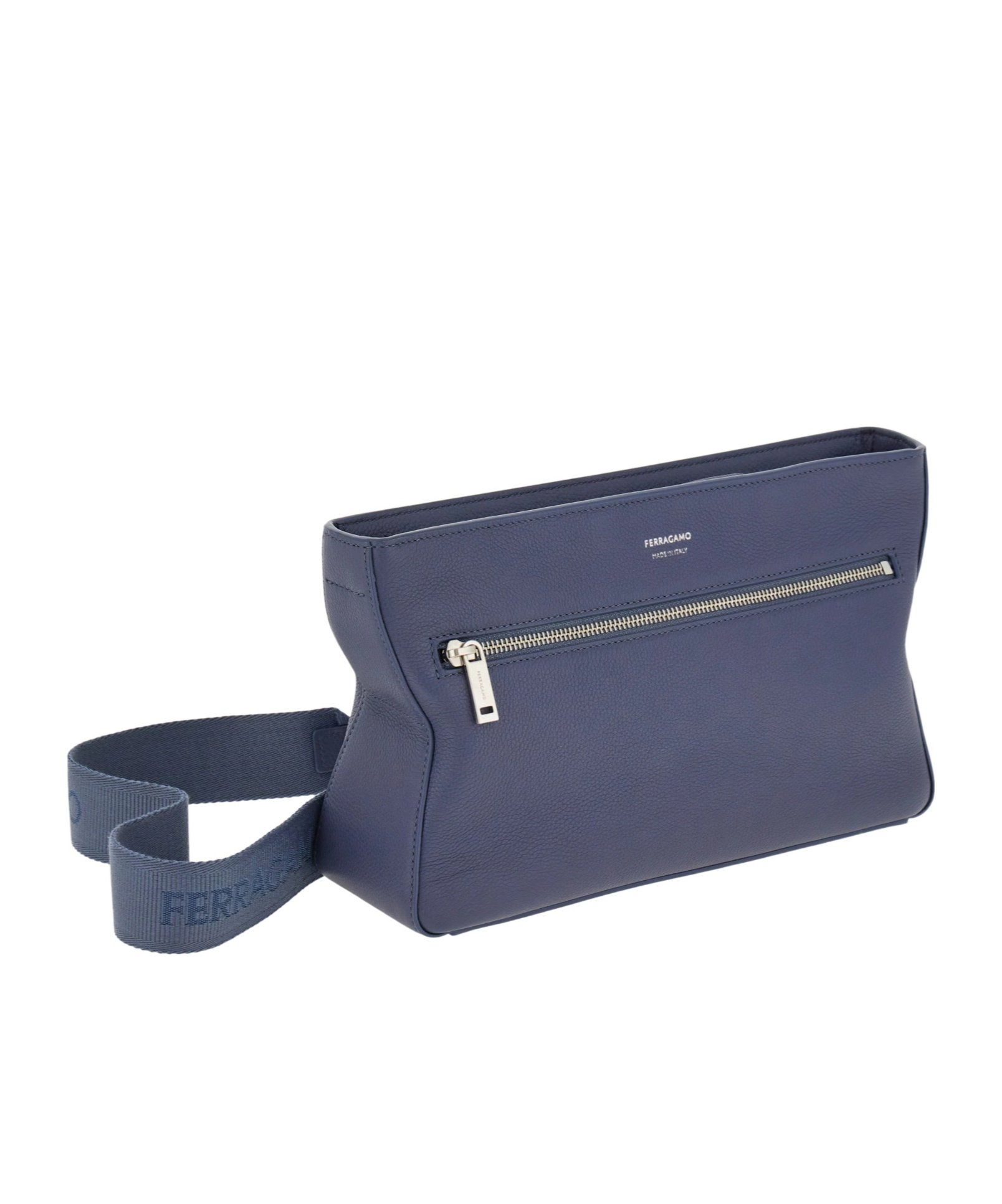 Ferragamo Star-shaped Pouch In Gray