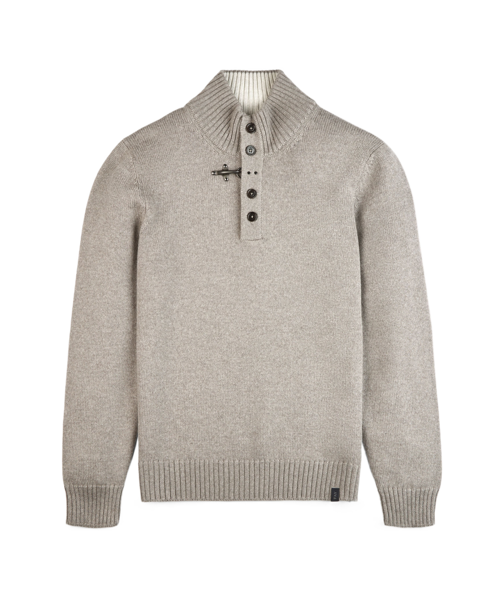 Fay Turtleneck Sweater In Nude