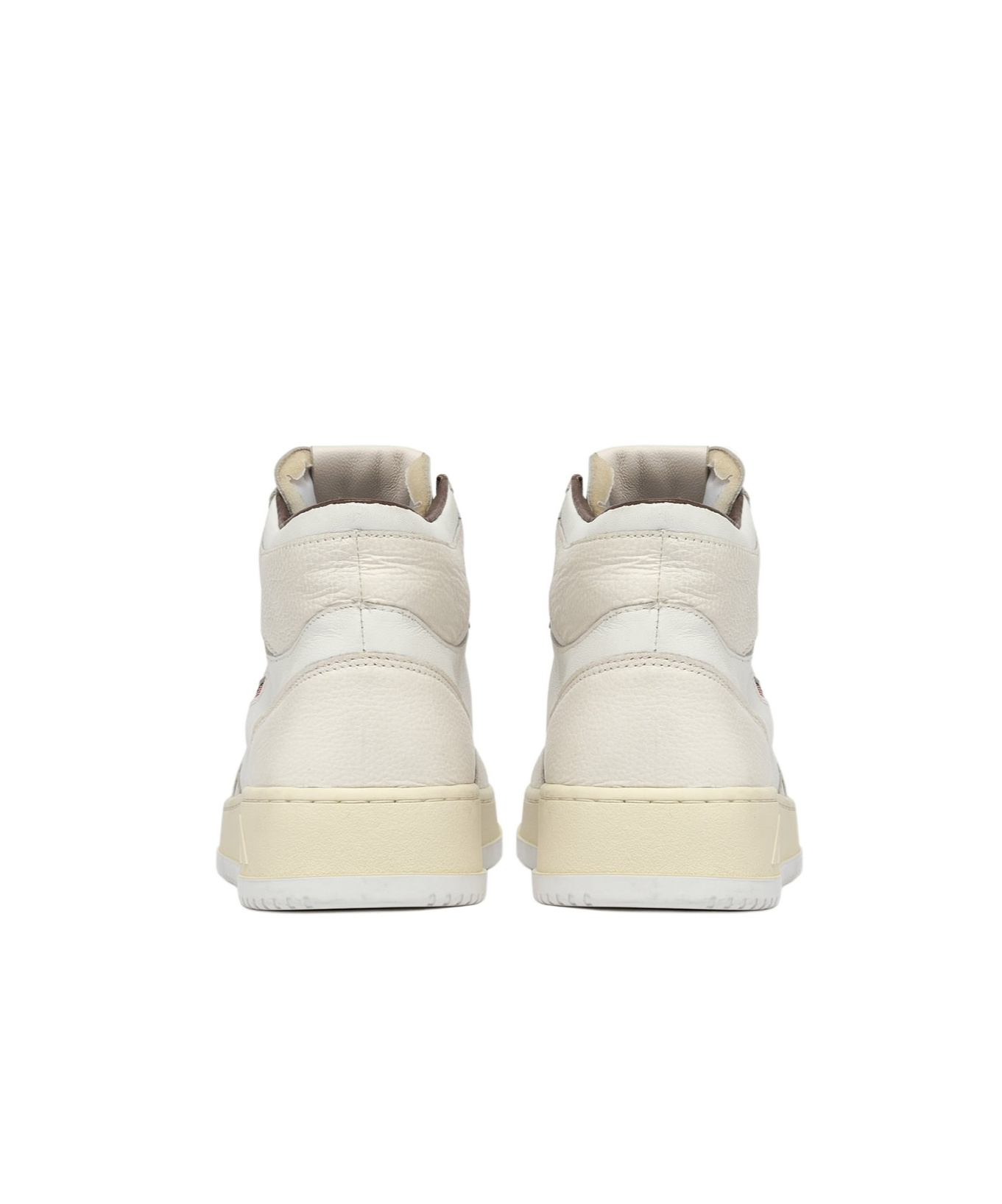 Shop Autry Lace-up High-top Casual Shoes In White