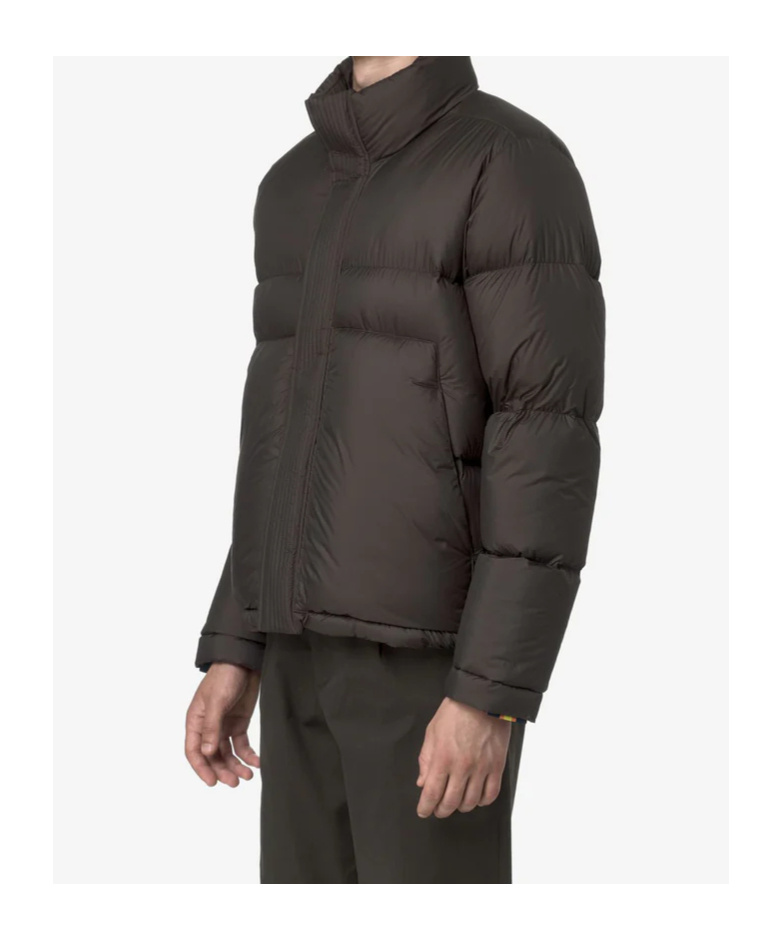 K-way Tuill Thermo Microfiber Down Jacket In Black