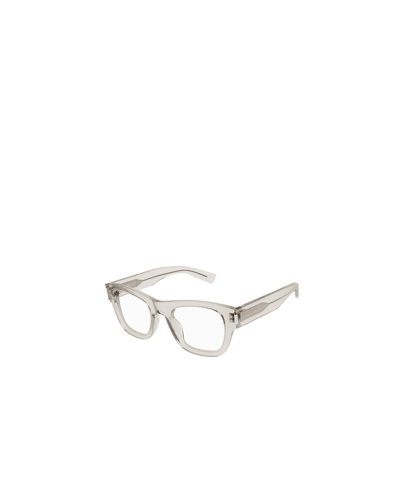 Saint Laurent Square-frame Glasses In White