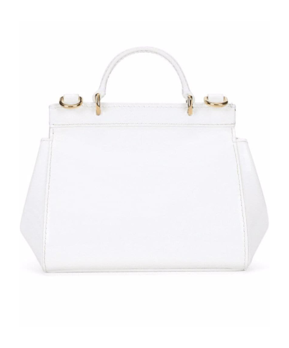Dolce & Gabbana Kids White Mini Sicily Bag In White