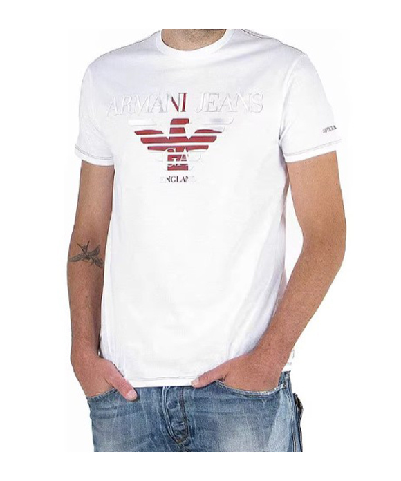 Armani Jeans Short-sleeved T-shirt In White
