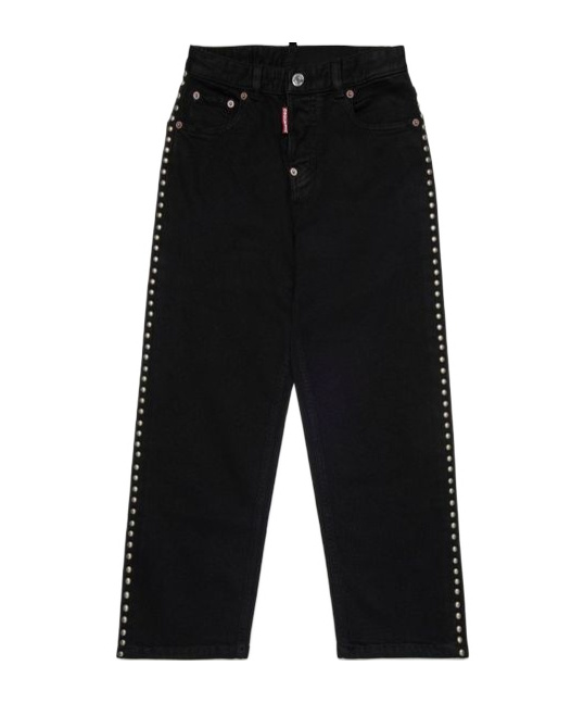 Dsquared2 Moose Lost Jeans In Black