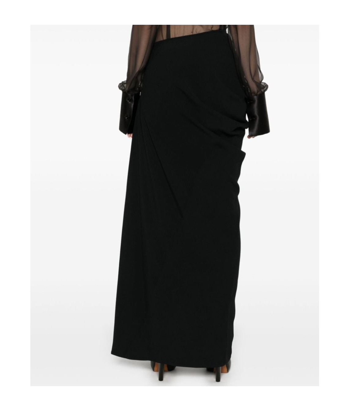 Dries Van Noten Pleated Maxi Skirt