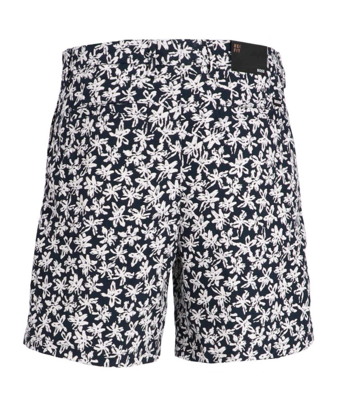 Hugo Boss Floral-print Bermuda Shorts In Black