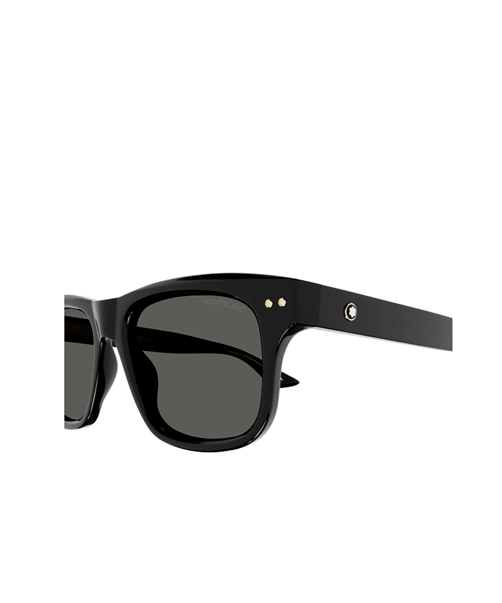 Montblanc Mb0319s Sunglasses In Black Black Smoke