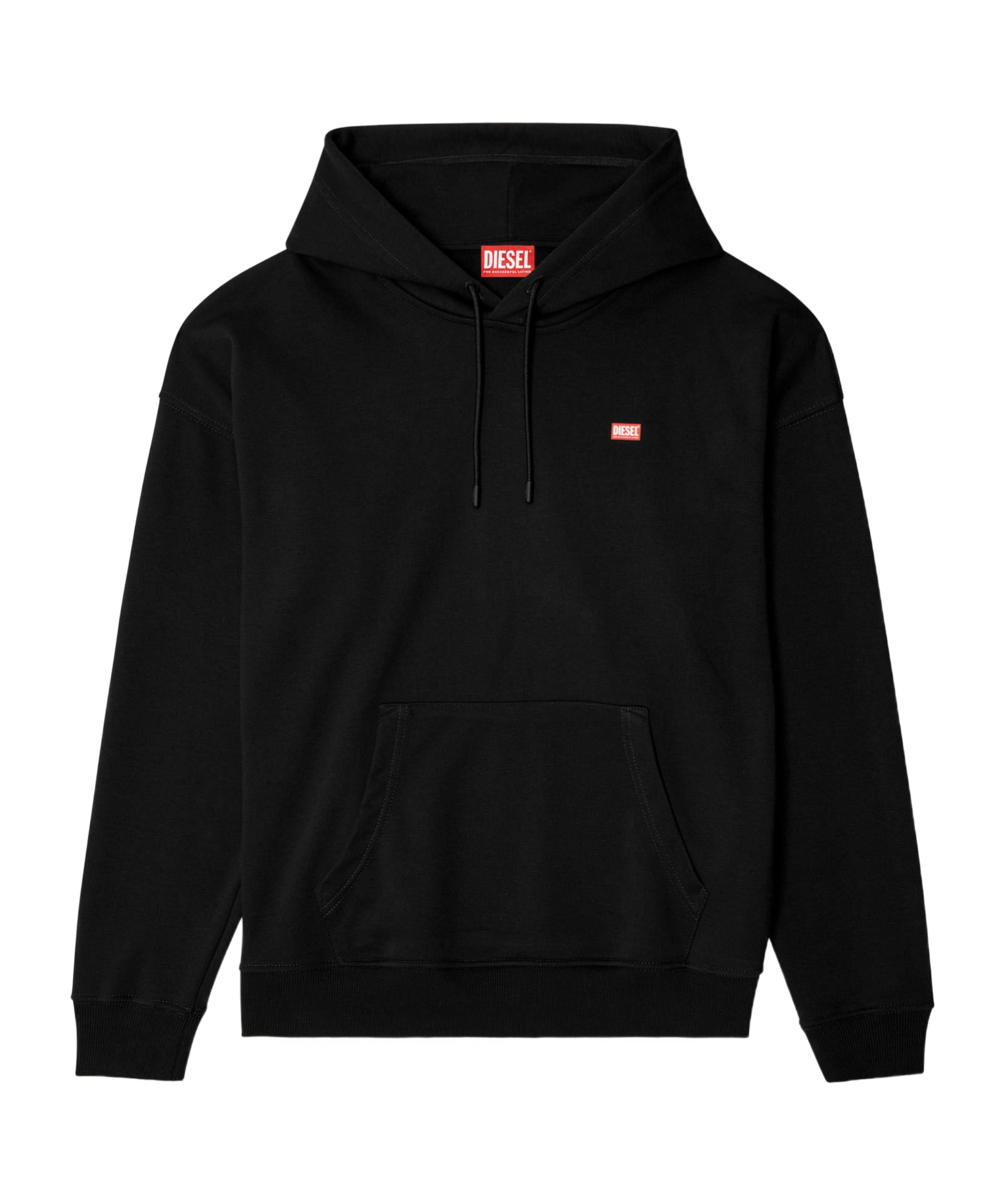 Diesel Long-sleeved Sweater In Black