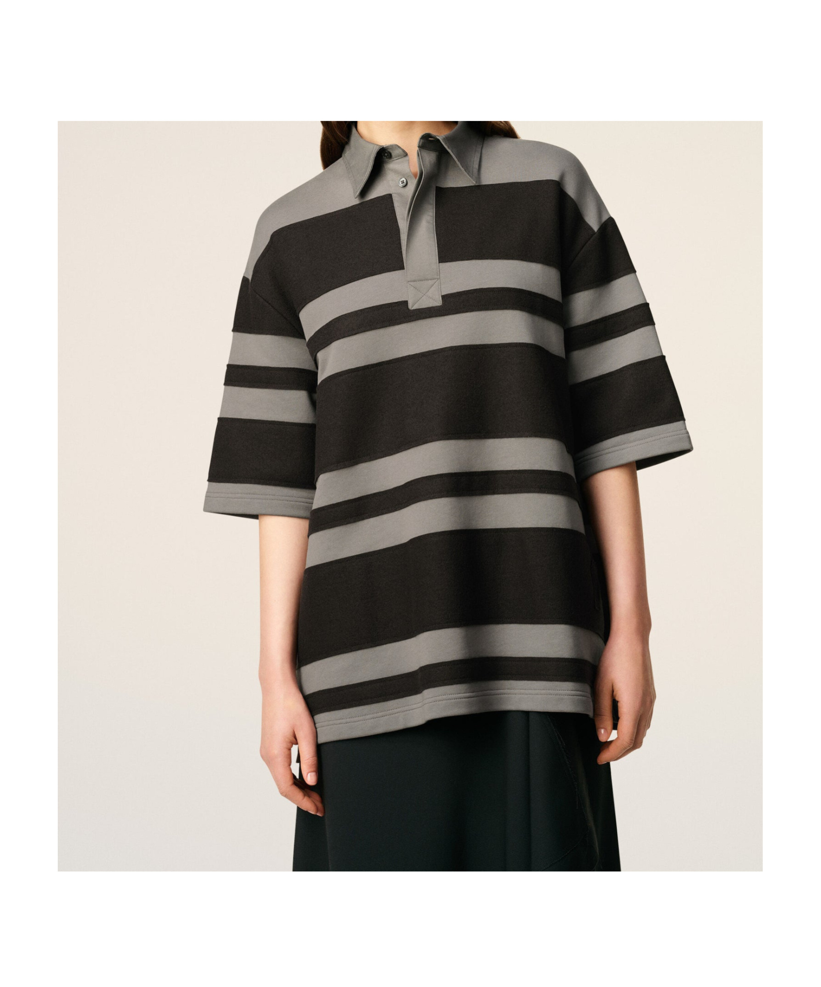 Ami Alexandre Mattiussi Cotton Polo Shirt In Black