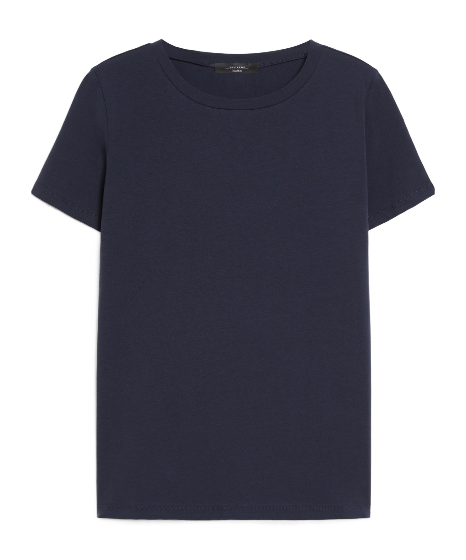 Weekend Max Mara Item O-neck Short-sleeved T-shirt In Black