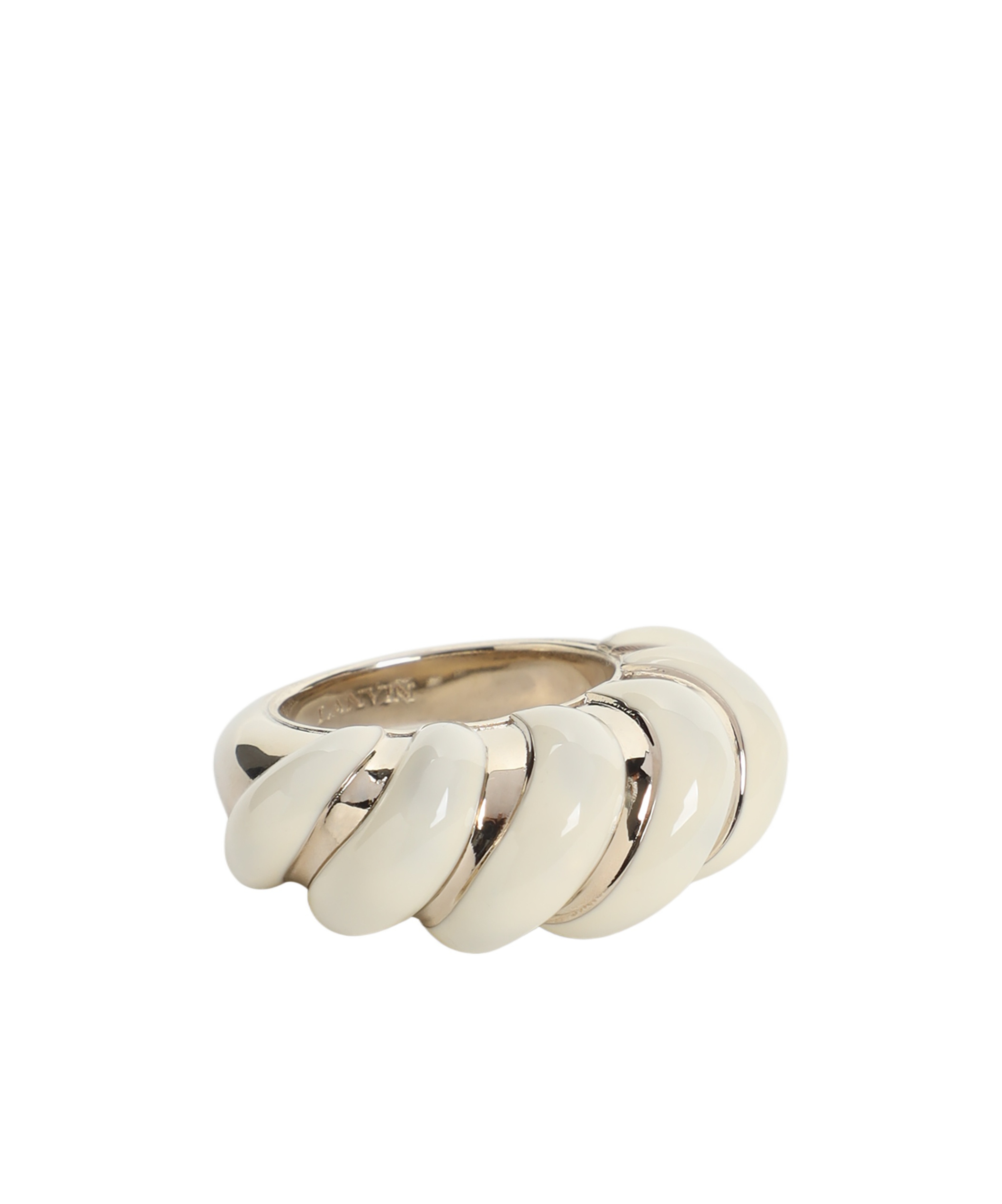 Lanvin Melodie Chunky Candy Ring In Metallic