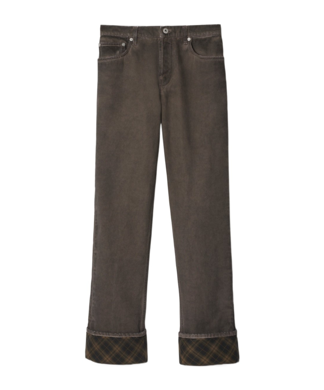Shop Burberry Wide-leg Jeans In Black