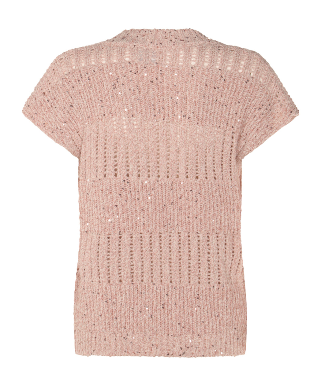 Shop Eleventy Sequin-embellished Top In Pink