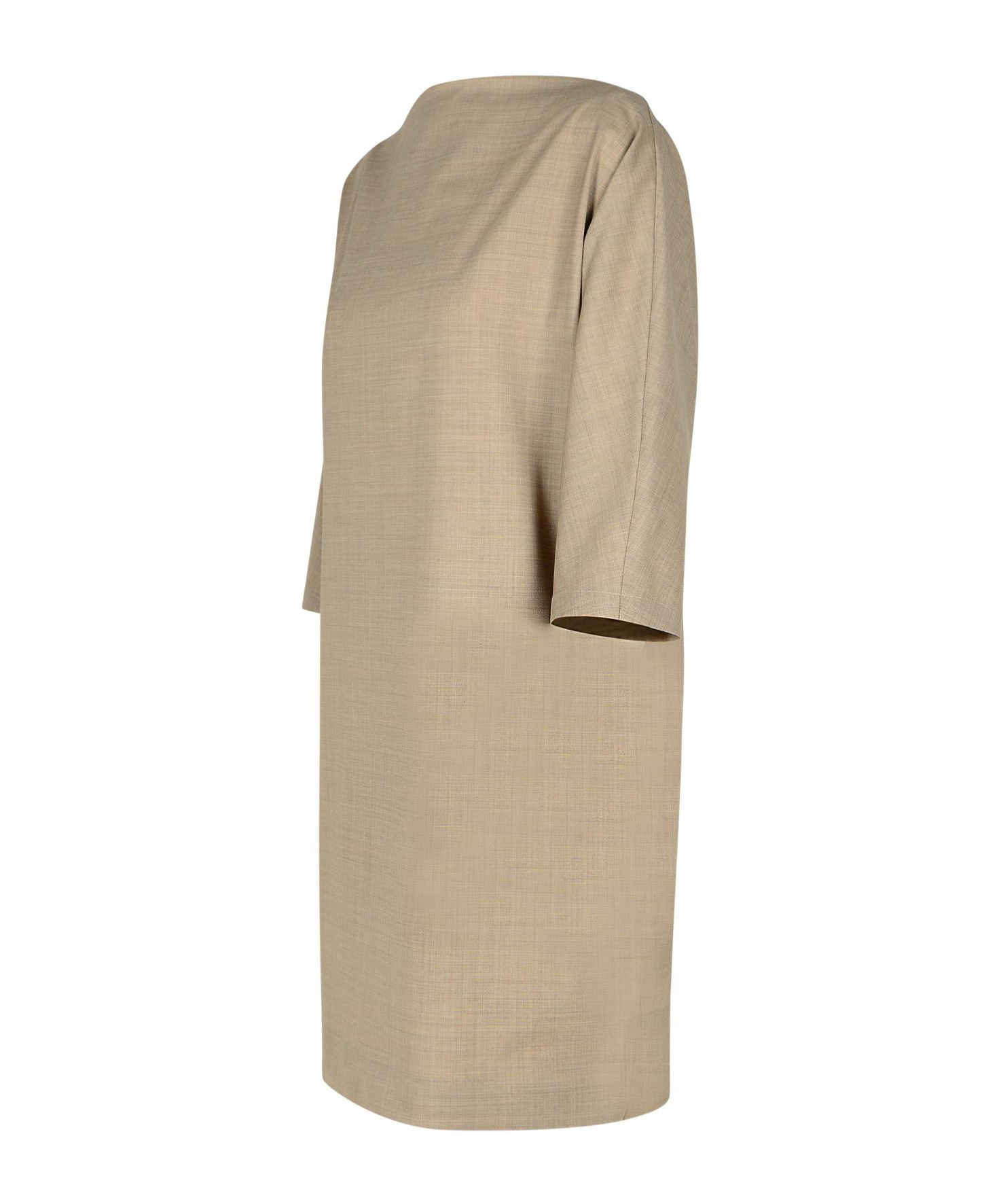 P.a.r.o.s.h . Three Quarter Sleeved Mini Dress In Neutral