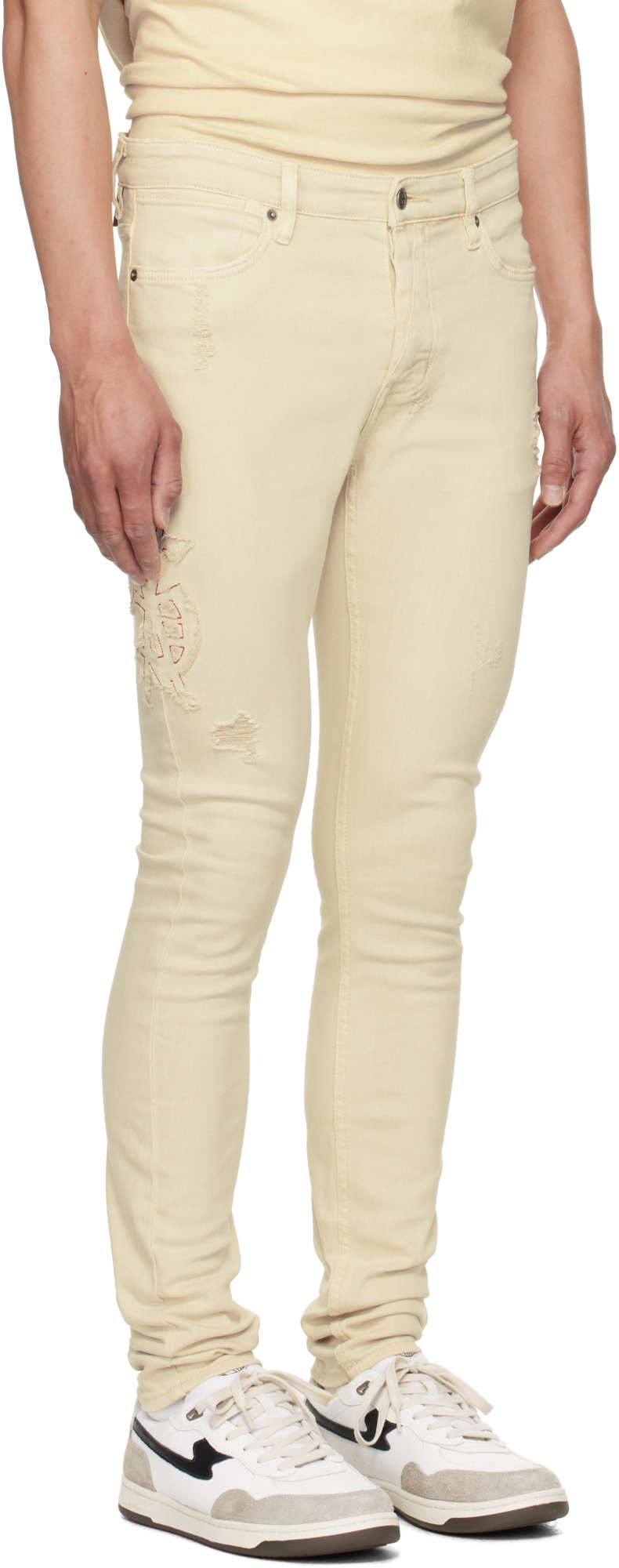 KSUBI OFF-WHITE VAN WINKLE PLAYOFF JEANS 