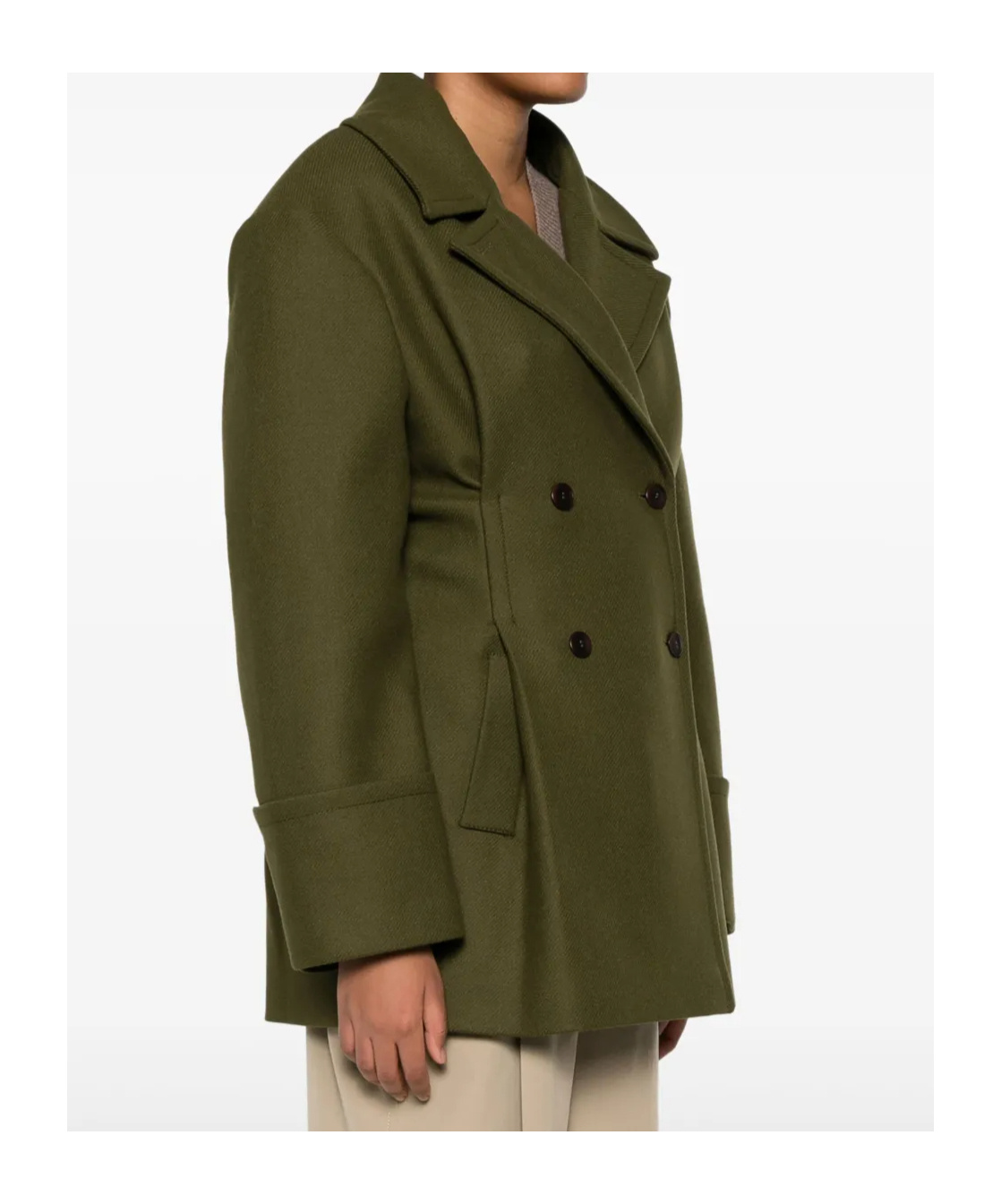 Remain Birger Christensen Pleated Peacoat