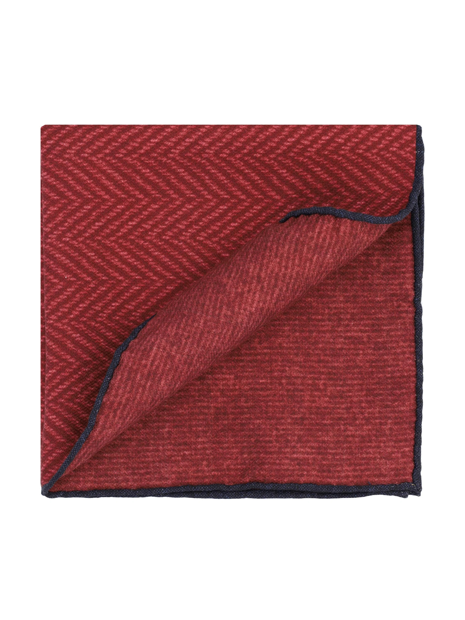 Brunello Cucinelli Square Pocket Square In Red
