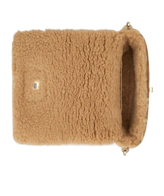 Roger Vivier Vic' Choc Flap Shoulder Bag In Brown