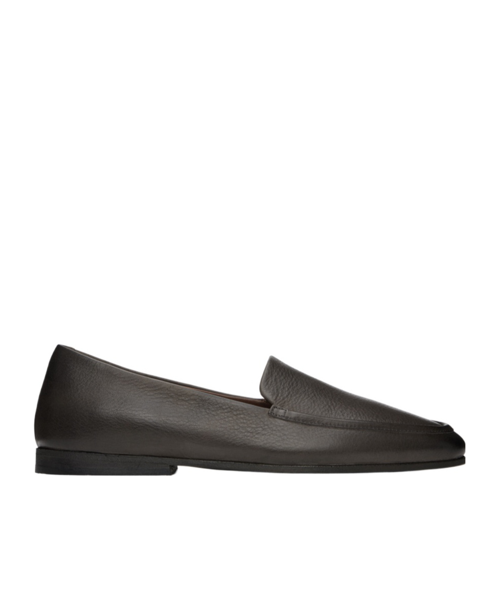 Marsèll Almond-toe Leather Loafers In Black