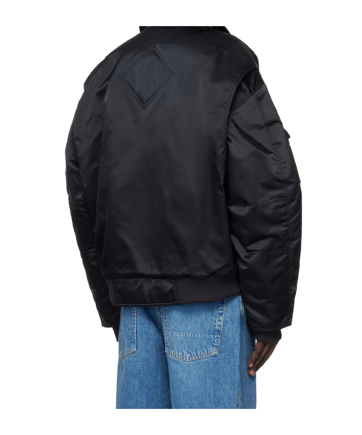 Canada Goose Lightweight Bomber Jacket Shoulder Patch In Black