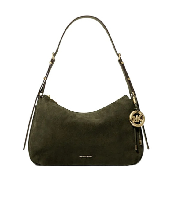 Michael Michael Kors Medium Nolita Shoulder Bag In Green