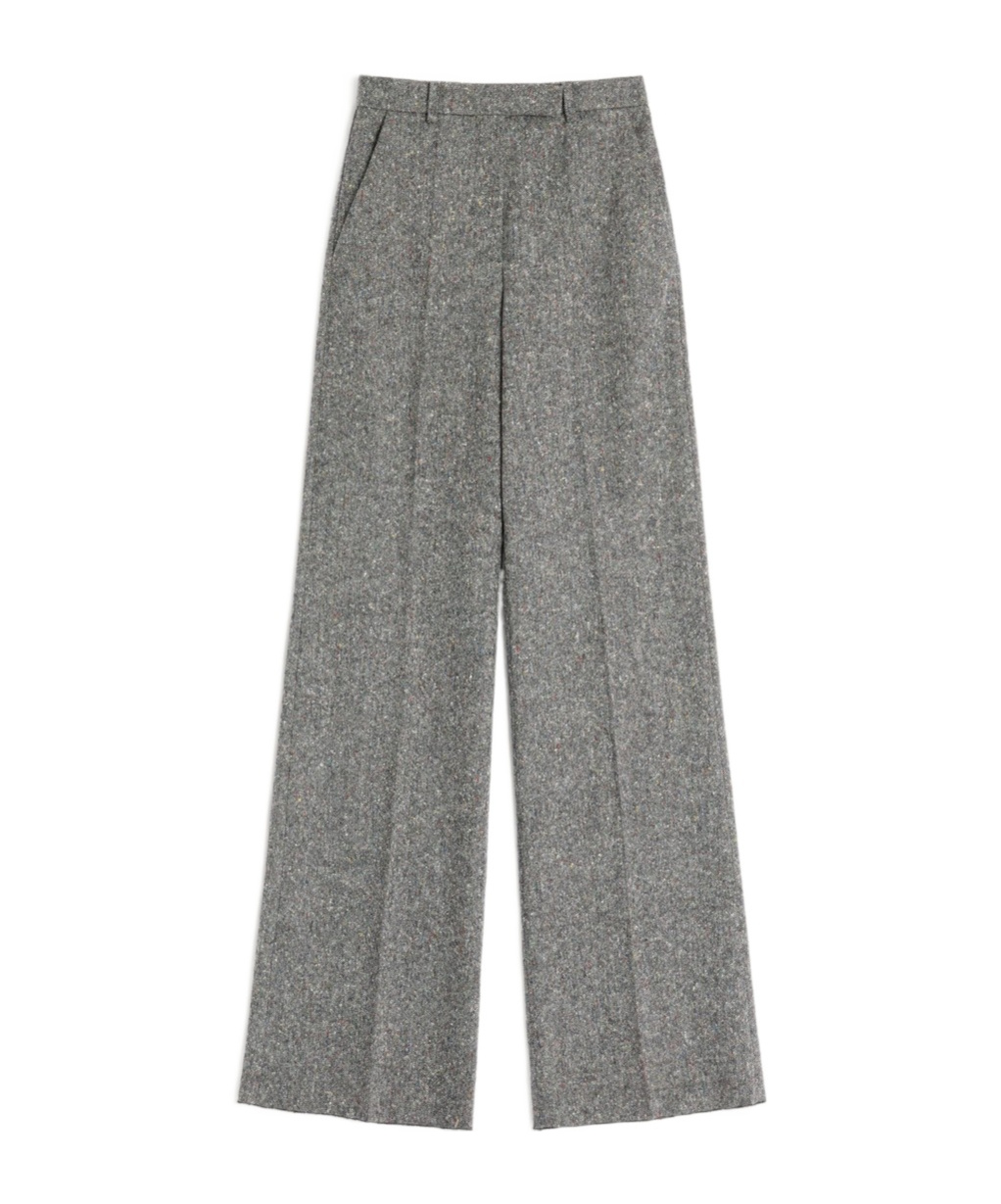 Valentino Wide-leg Casual Pants In Gray