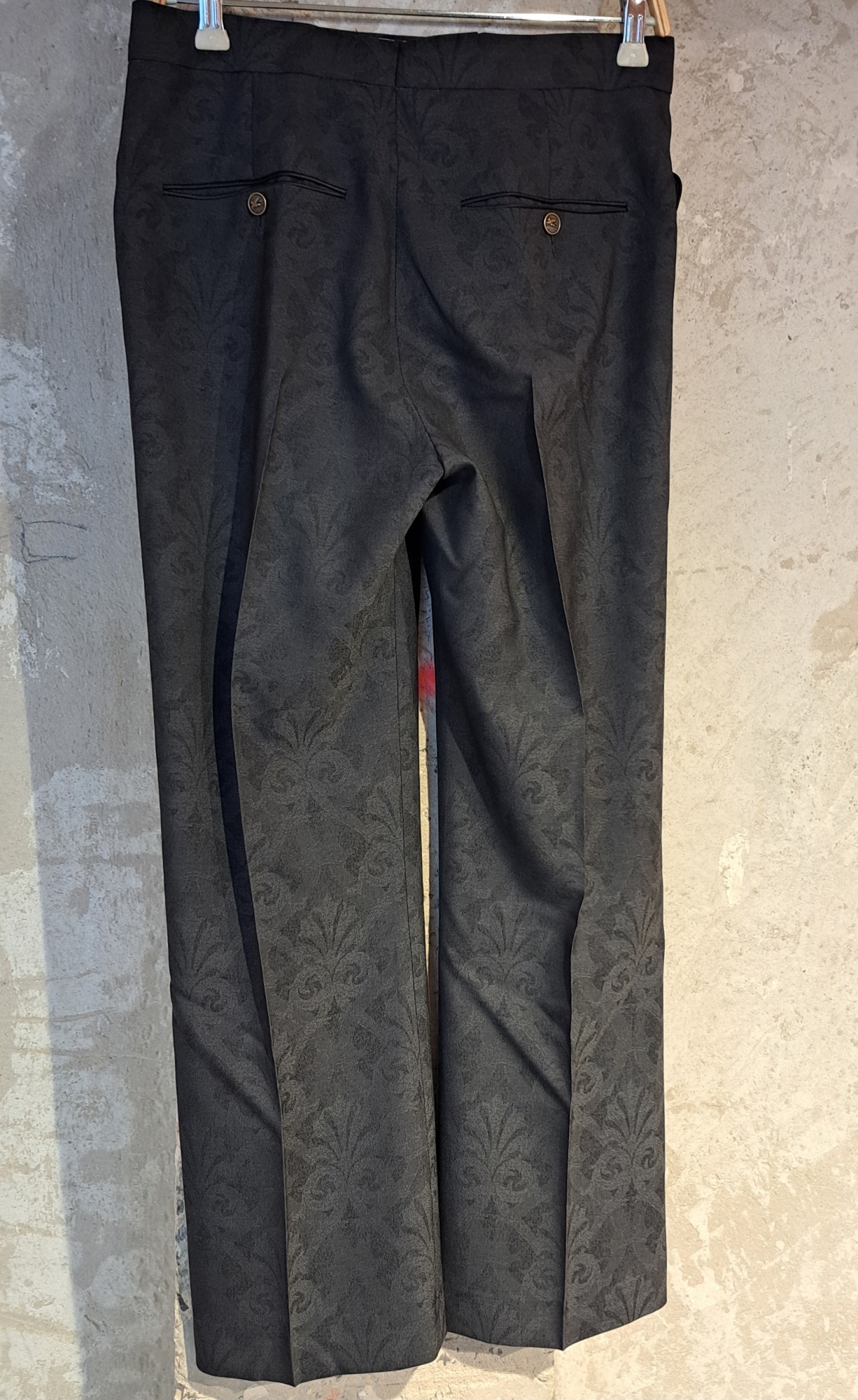 Etro Pattern Casual Pants In Gray