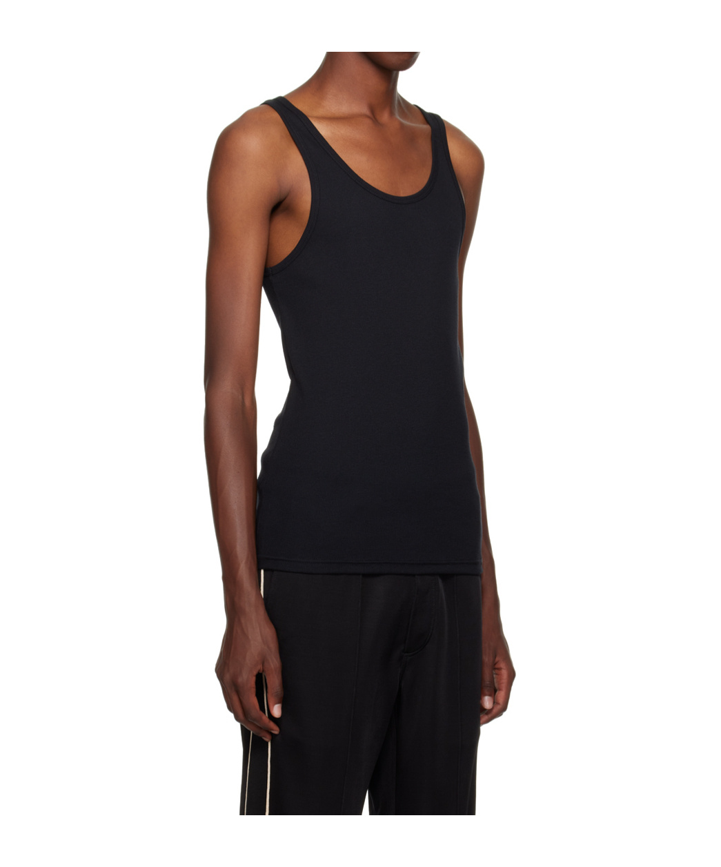 Tom Ford Cotton And Modal Tank Top In Black