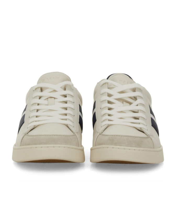 Bally Thiago Low-top Leather Sneakers In Nude