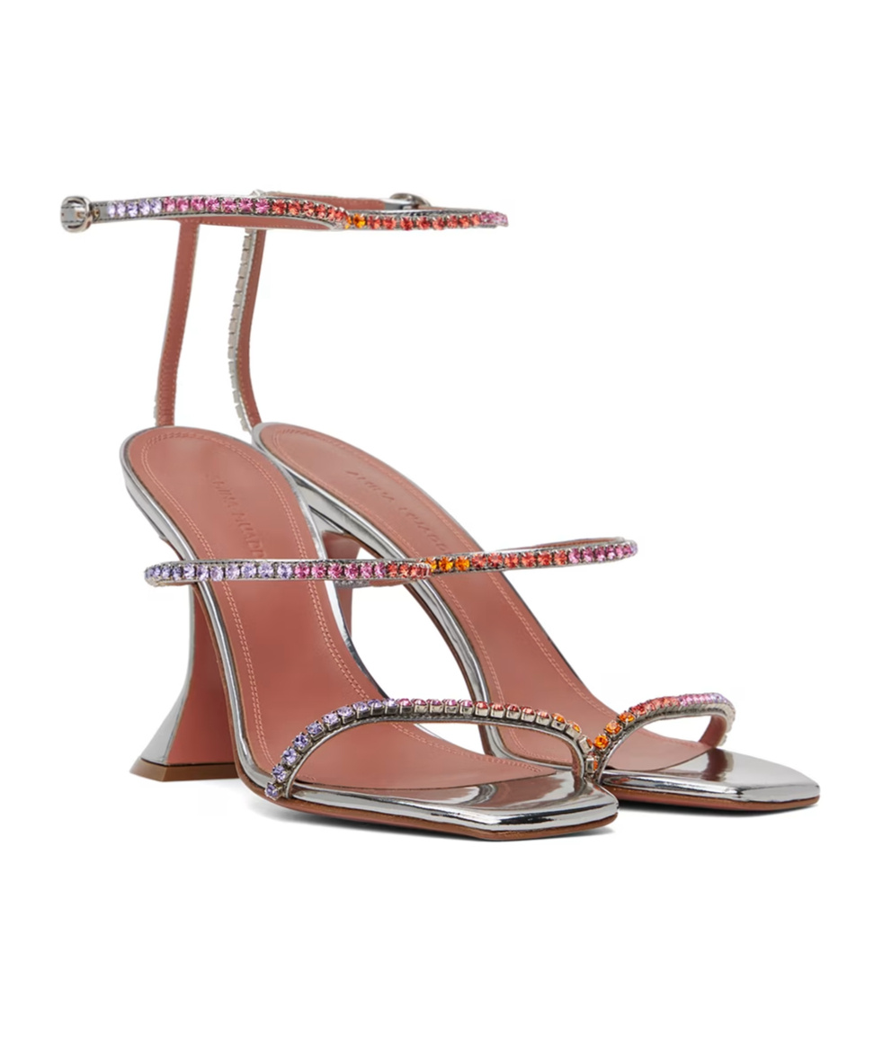 AMINA MUADDI GILDA HIGH-HEELED SANDALS 